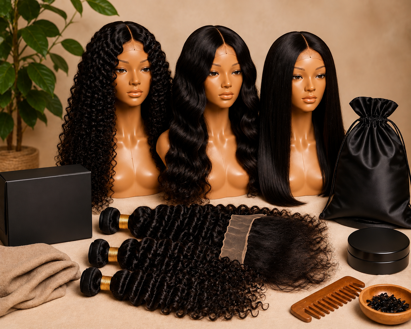 Collection de perruques